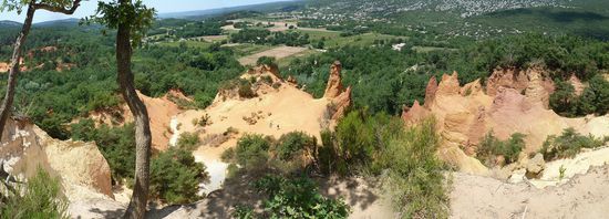 Panorama nach dem Aufstieg