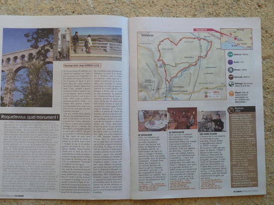 Ein Zeitungsausschnitt schlägt eine sehr schöne Wanderstrecke vor