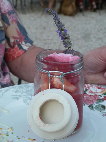 Terrine de fraises et framboises