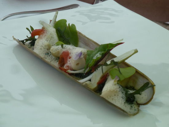 Bar in einer Langmuschel