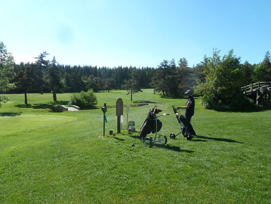 Abschlag an Loch 1 - Club de Golf Gap-Bayard