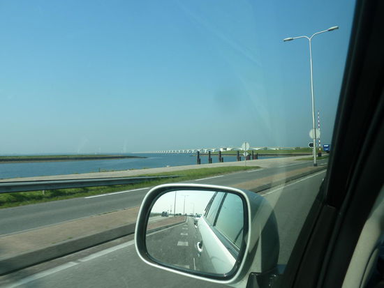 Anfahrt auf die Zeelandbrücke