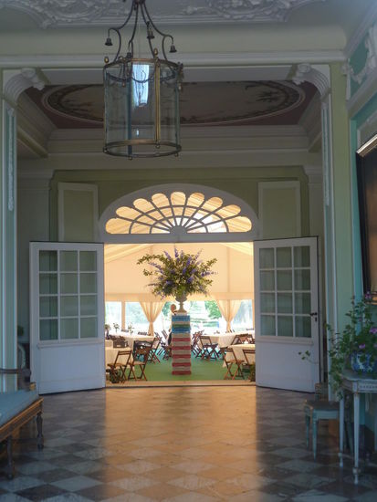 der Empfangsraum war nur für geladene Gäste offen