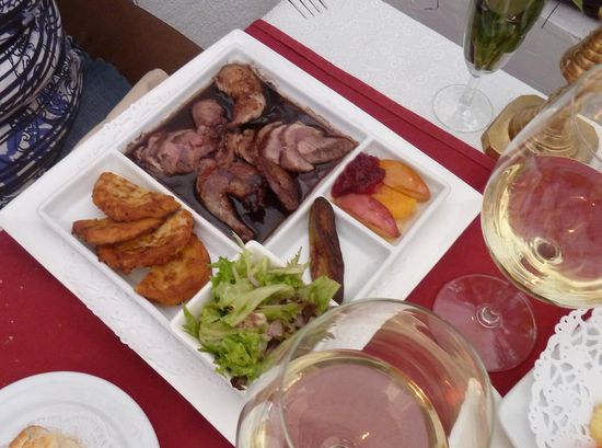 Entenbrust mit Foie Gras