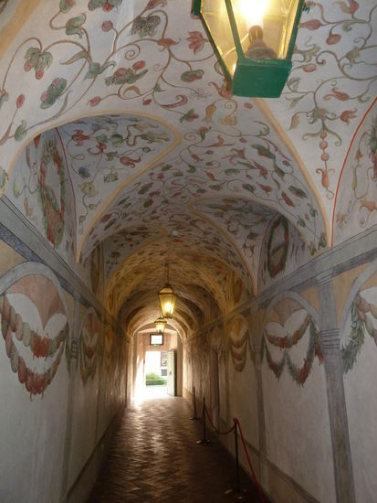 ebenso malerisch der Durchgang