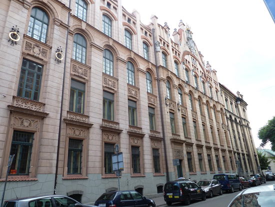 Anklang an Jugendstil in der ulica Studenka