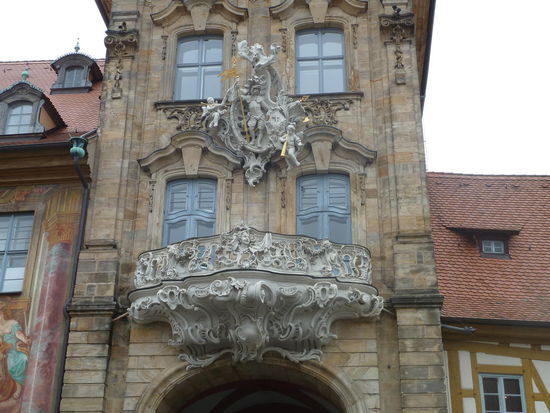Rokokobalkone am alten Rathaus