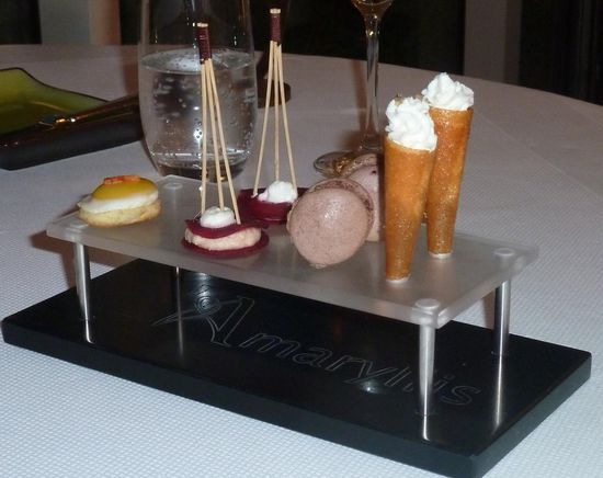 die amuses bouches kannten wir ja schon vom Sommer