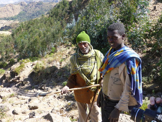 wir sind interessant für die Bewohner und werden genauestens beobachtet