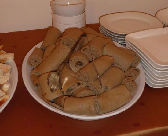 Injera - ich habe sie 'Waschlappen' genannt