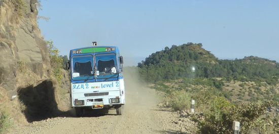 öffentlicher Busverkehr  - hier ein Bus des Level 2 - Unterschiede zu Level 1 habe ich nicht bemerkt - angeblich seien die Busse von Level 2 älter