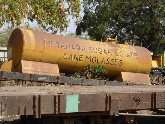 die Metahara Sugar Factory liegt in der Nähe des Awash-Nationalparks