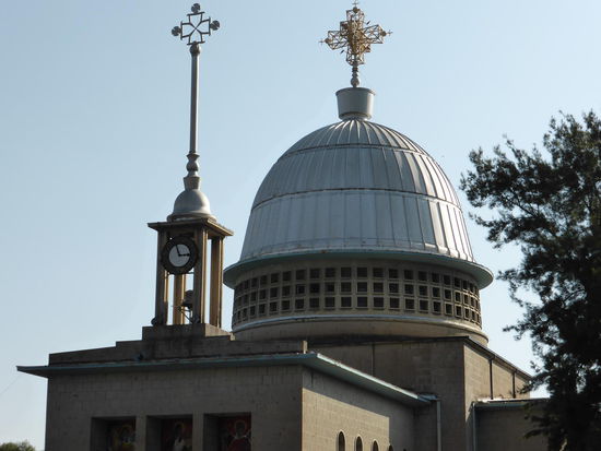 Kirchenkuppel von Debre Libanos