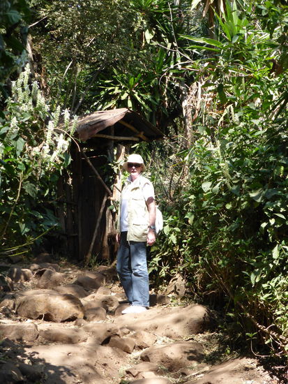 für mein Knie ein beschwerlicher Weg zum Kloster