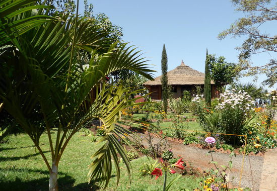 Restaurant am Ufer des Tanasees