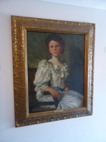 Portrait Dora Iven -  Hans Christiansen (1866-1945) - Öl auf Leinwand  - 1906