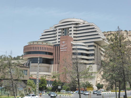 Shiraz-Hotel - dort wohnen wir nicht 