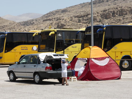 das erste Mal ist eine Ausgrabungsstätte so richtig touristisch frequentiert,