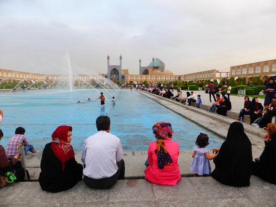 Abendstimmung auf dem Meydan