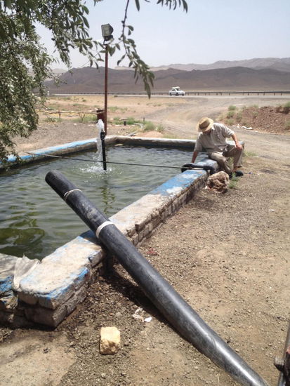 letztes PIcknick der Reise - 34°27'13" N / 51°06'16" E