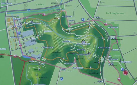 Wir starten am roten Punkt