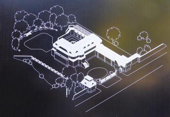 Plakat der Route der Industriekultur - Hohenhof gehört zur Themenroute 'Unternehmervillen'