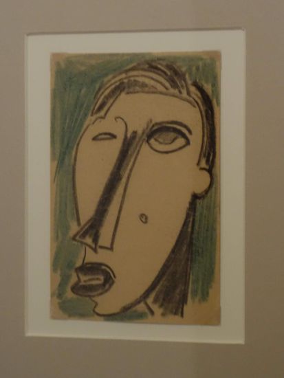 Schmitt-Rottluff - weiblicher Kopf - 1919