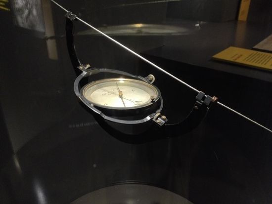 kardanisch aufgehängt - der Kompass