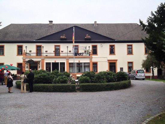 das Herrenhaus dient seit 2001 als Restaurant.