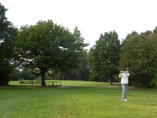 ein tückisches Par-3-Loch