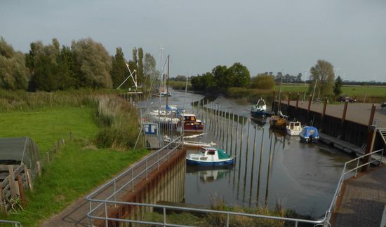 der historische Hafen ist nach der Instandsetzung vorwiegend für Freizeitschipper vorgesehen