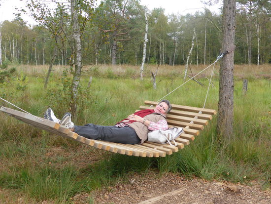 am Ende der Sackgasse belohnt eine Hängematte