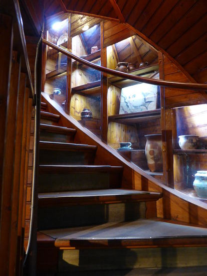 vom Wohnzimmer geht es ins nächste Stockwerk