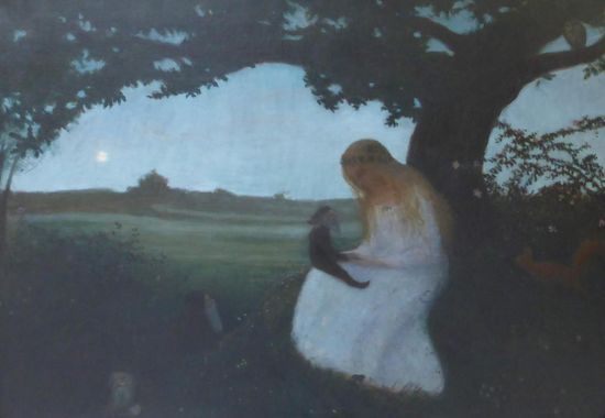 Otto Modersohn - Die Waldfrau - 1902