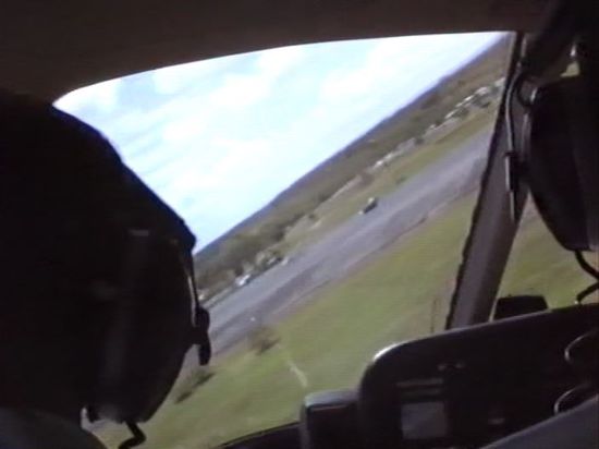 und dann ist der Heliflug vorbei.