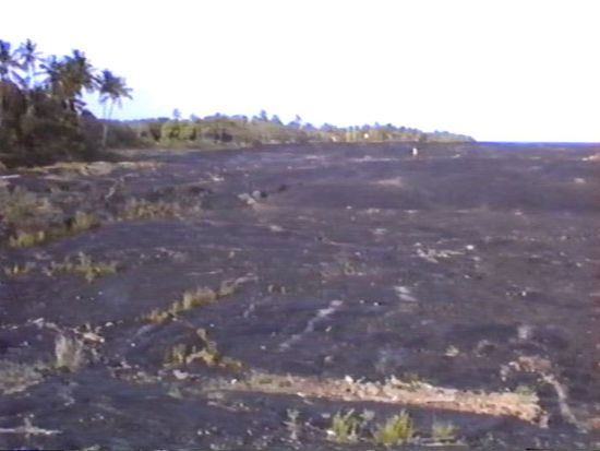 riesige alte Lavafelder