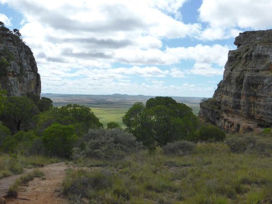 Blick zurück in untere Ebene