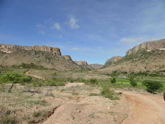 Anfahrt zum Canyon des Namazatrails
