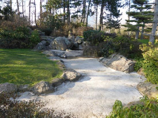 Der Flußlauf ist wegen der Jahreszeit auch noch nicht 'in Betrieb'