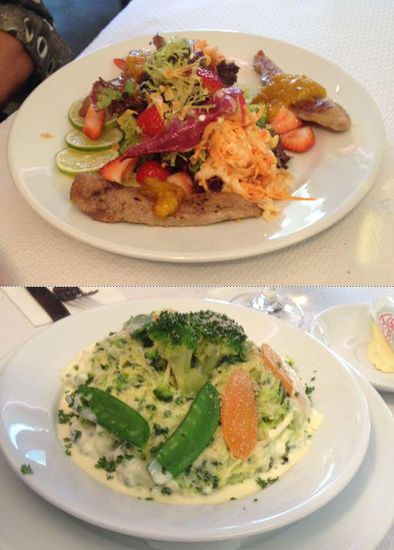 Entenfilets und Stockfischpüree