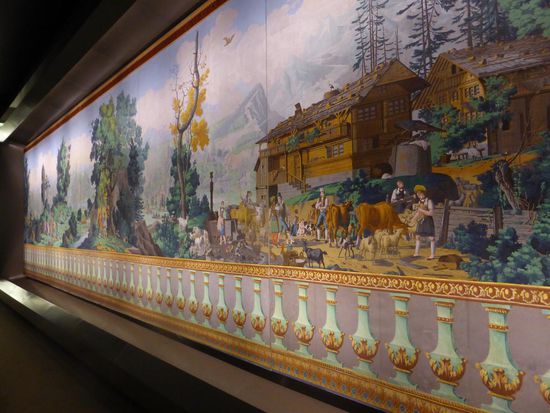 le papier peint panomarique de La Grande Helvétie - 13 m x 2,30 m