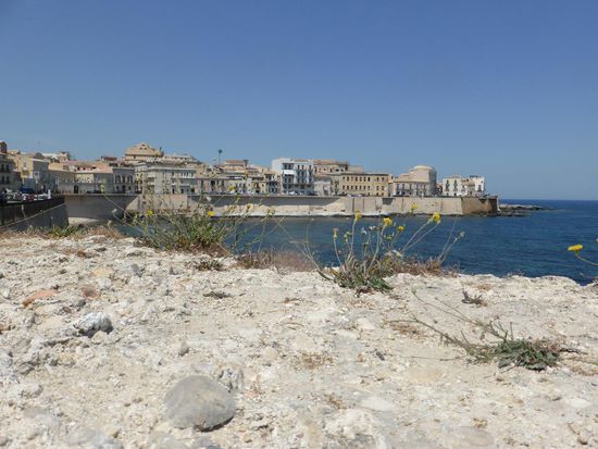 an der östlichen Seite von Ortigia