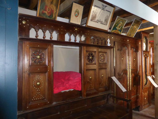 geschlossene Schlafkammer