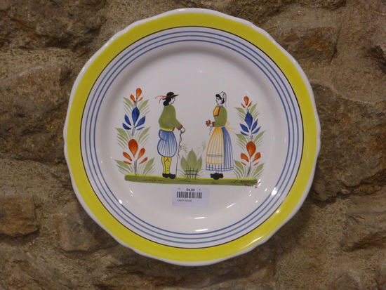 dies hat natürlich seinen Preis - 54€ kostet der Teller im Fabrikshop