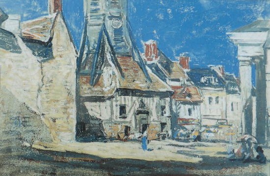 Place Sainte Catherine - Eugène Boudin - ca. 1854-1859