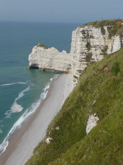 Bogen am östlichen Ende des Etretatstrandes
