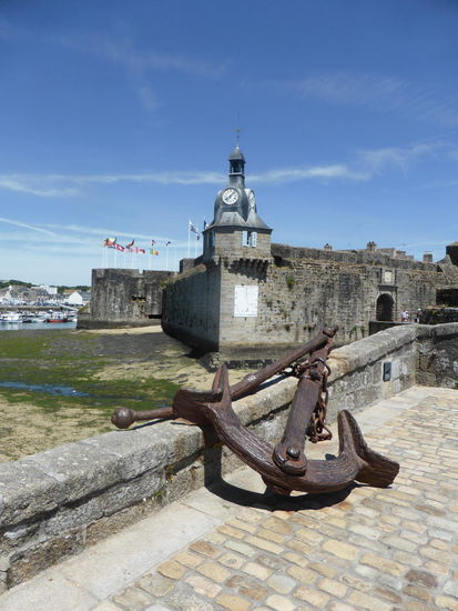 das Standardmotiv von Concarneau auf Prospekten, Postkarten ...