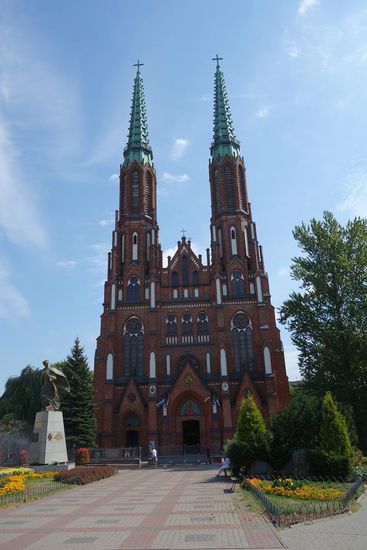 neugotische St. Florian-Kathedrale - geweiht 1901 -