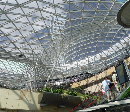 die Ausblicke durch die Plexiglaskuppel sind beeindruckend