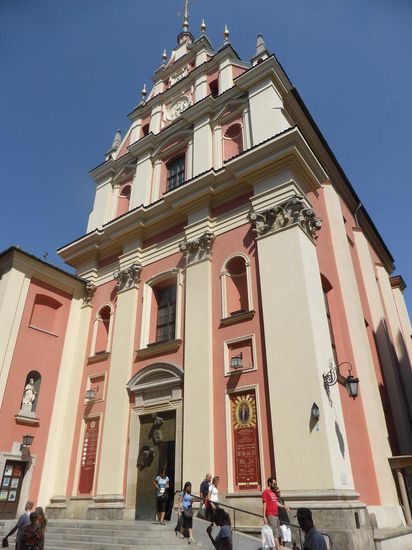 Jesuitenkirche im manieristisch-barocken Stil  errichtet